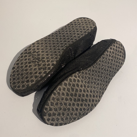 Toms Black Sparkly Shoes - Picture 7 of 8